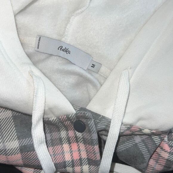 ✨Adika Cropped Hooded Flannel Sweatshirt✨ - Picture 5 of 5
